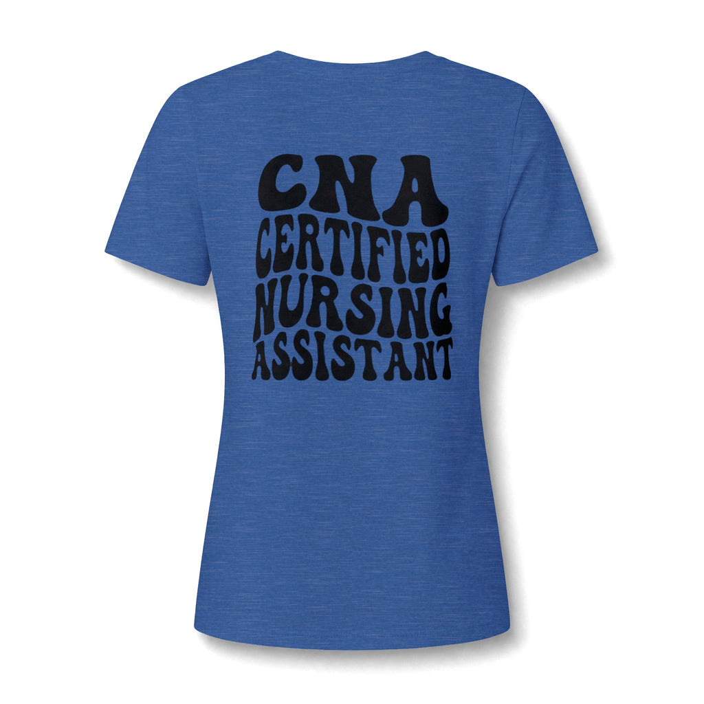 CNA V-Neck Tee — Women's Relaxed Healthcare Shirt