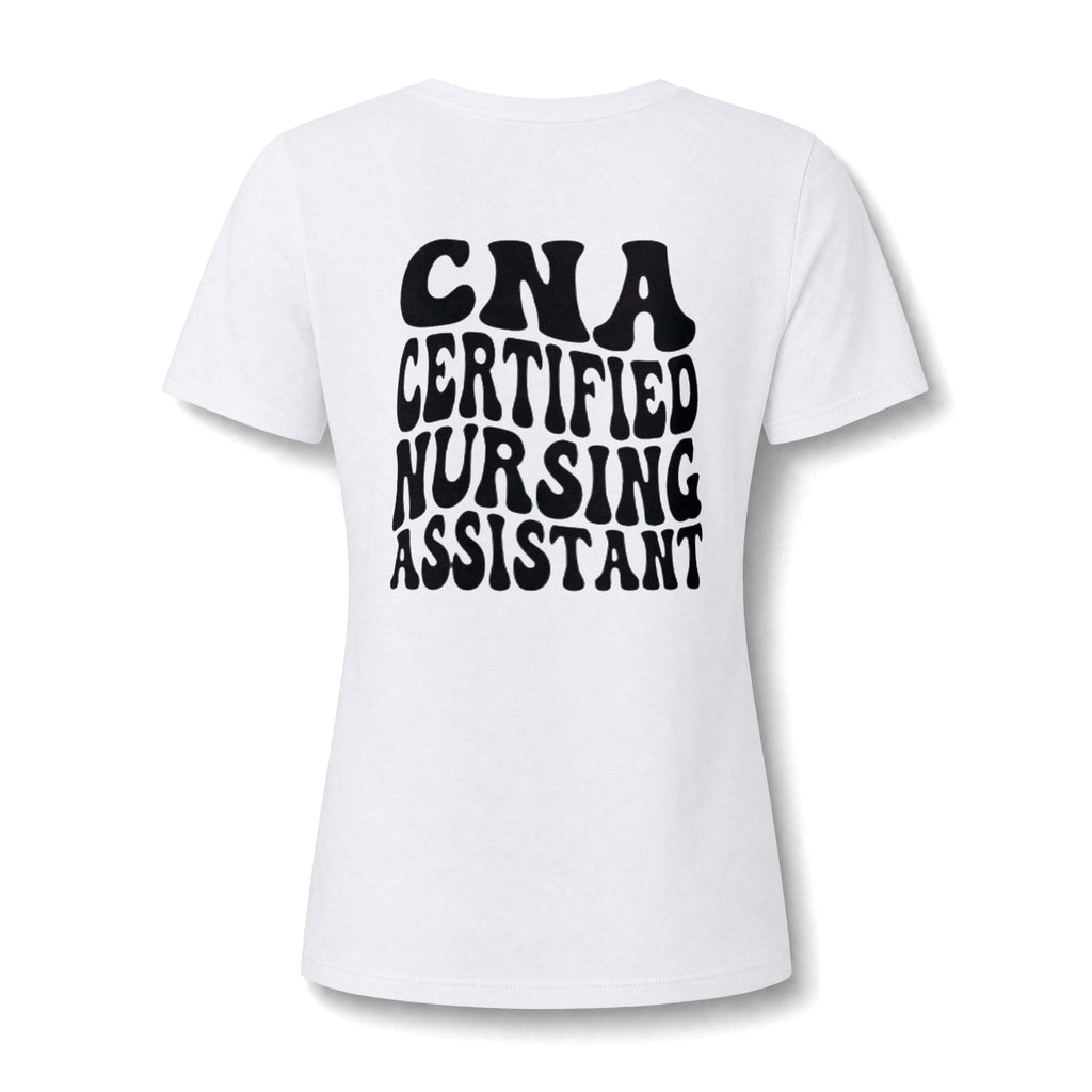 CNA V-Neck Tee — Women's Relaxed Healthcare Shirt