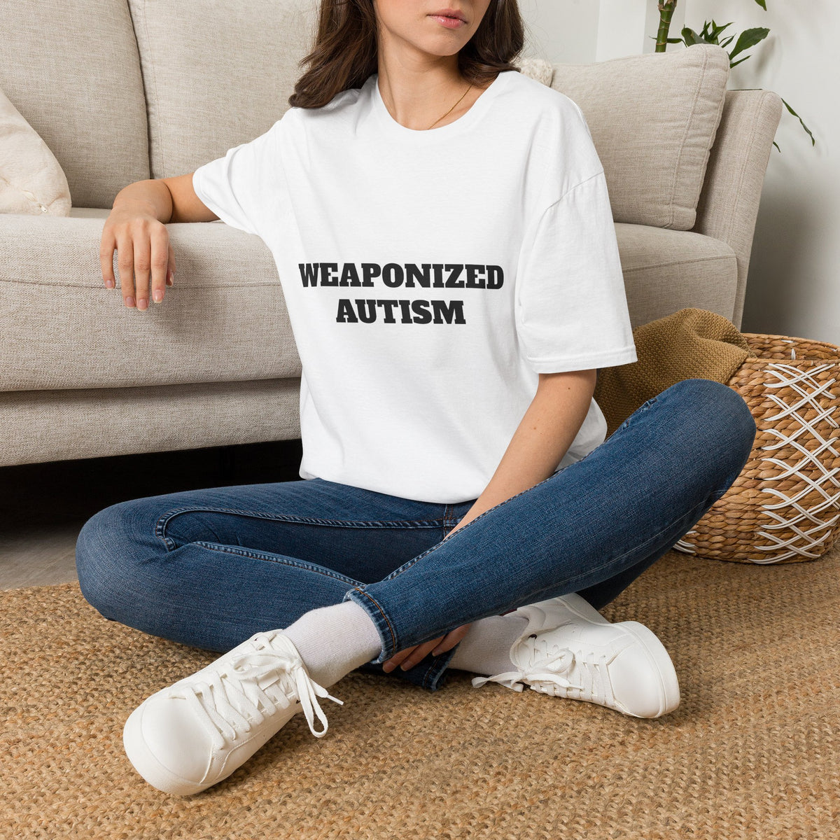 T-Shirt — "Weaponized Autism" Bold Statement Tee