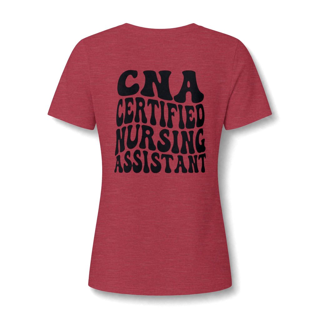 CNA V-Neck Tee — Women's Relaxed Healthcare Shirt