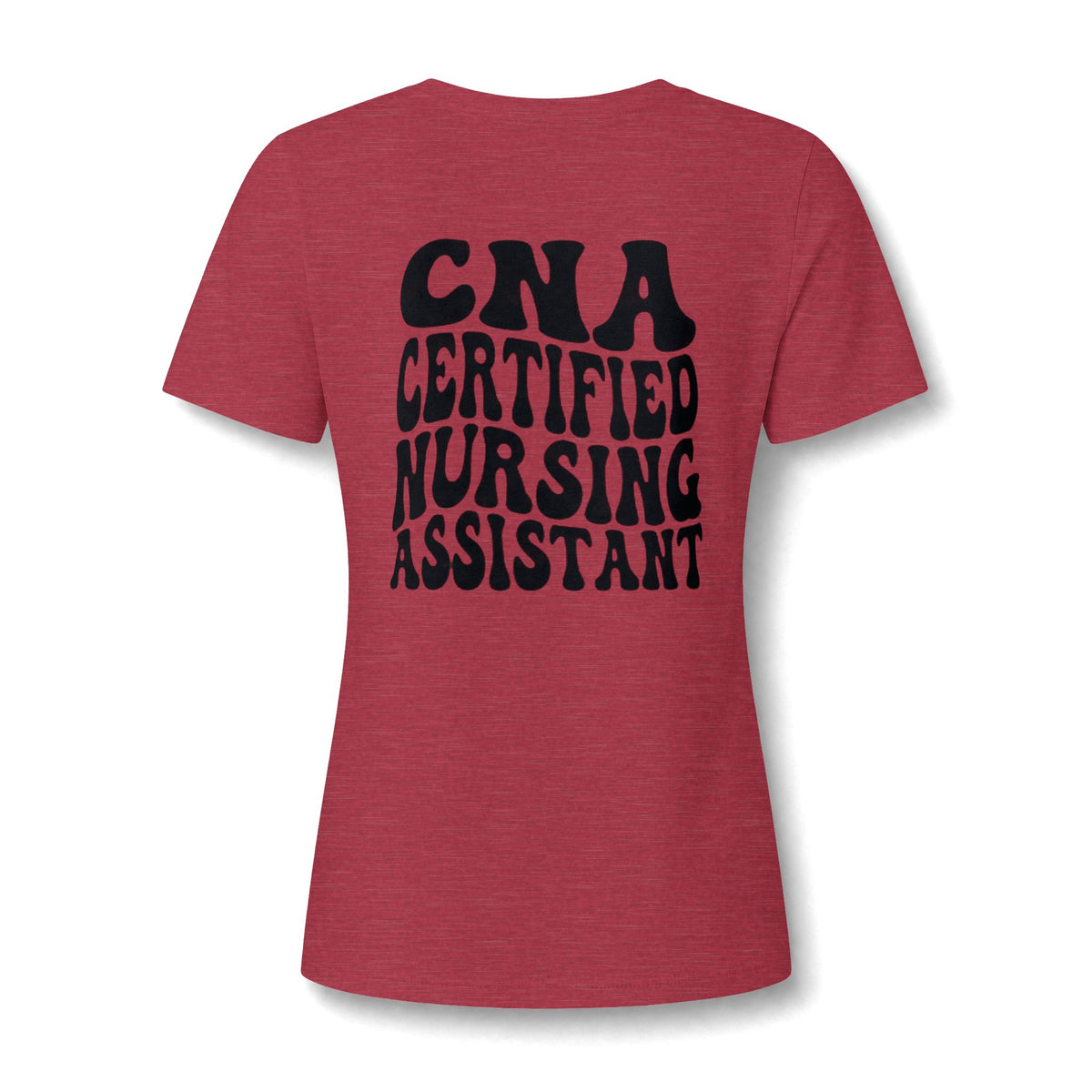 CNA V-Neck Tee — Women's Relaxed Healthcare Shirt