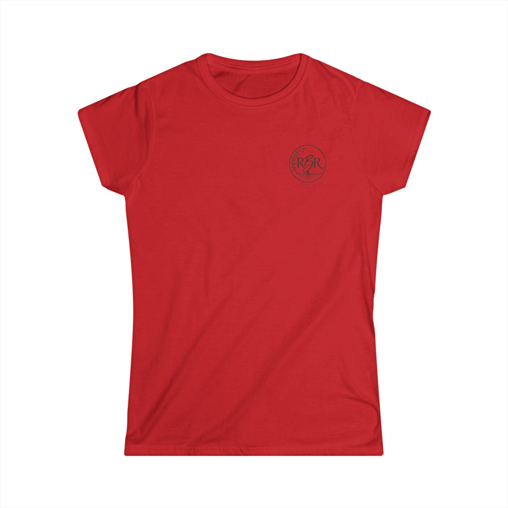 Women's Classic Black Tee — Softstyle Short Sleeve Shirt