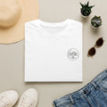 Monogram Circle Tee — Minimal RBR Initials Pocket T-Shirt