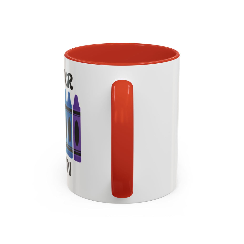 Get Your Cray On Coffee Mug — Rainbow Crayon Teacher & Kids Art Mug