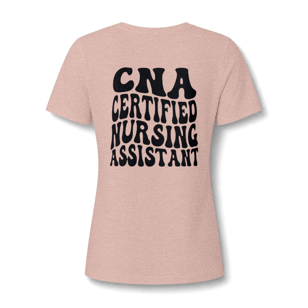 CNA V-Neck Tee — Women's Relaxed Healthcare Shirt