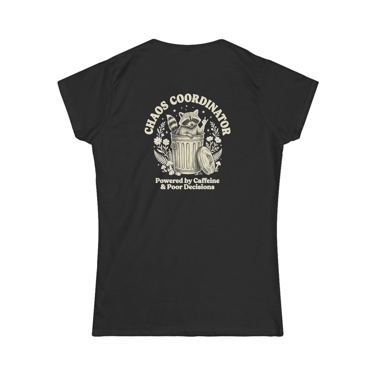Women's Classic Black Tee — Softstyle Short Sleeve Shirt