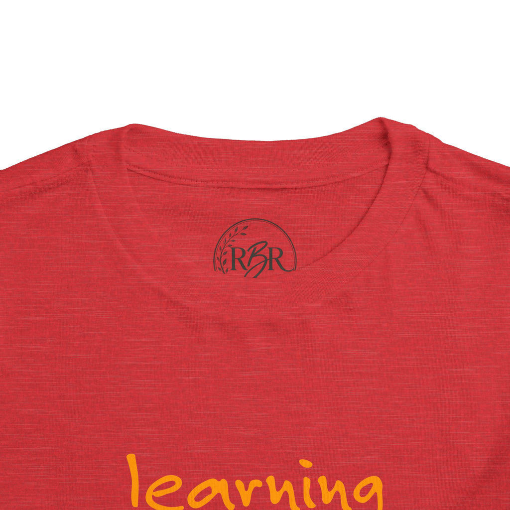 Toddler Tee - "Learning Today, Leading Tomorrow" Back-to-School Shirt