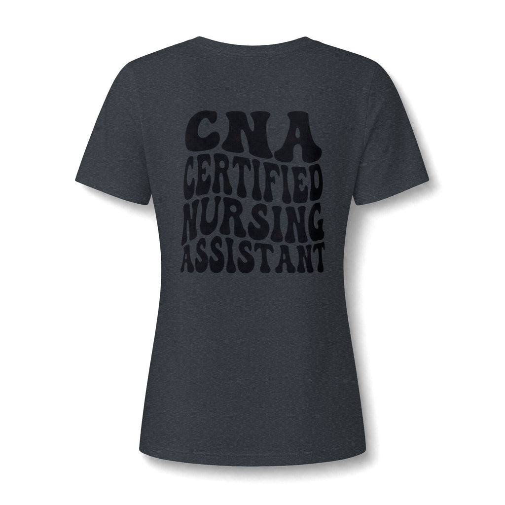 CNA V-Neck Tee — Women's Relaxed Healthcare Shirt