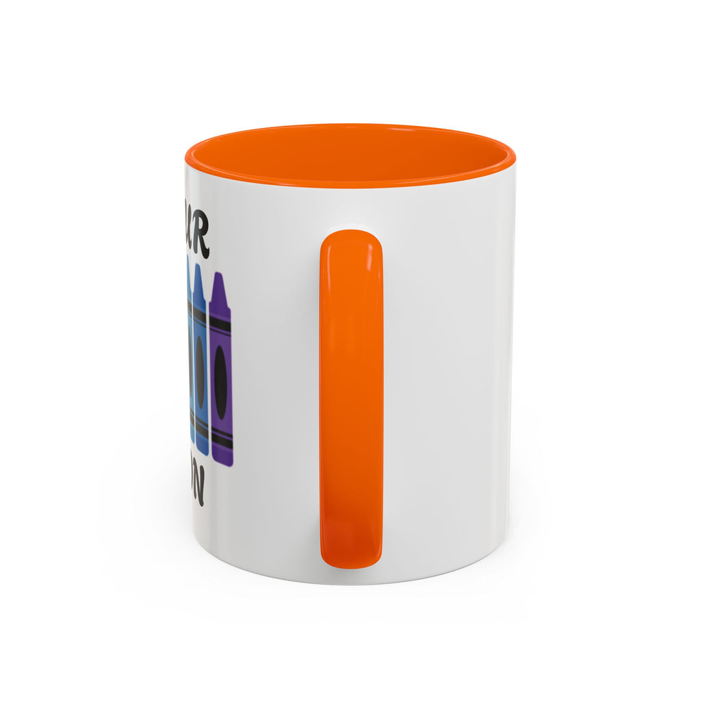 Get Your Cray On Coffee Mug — Rainbow Crayon Teacher & Kids Art Mug