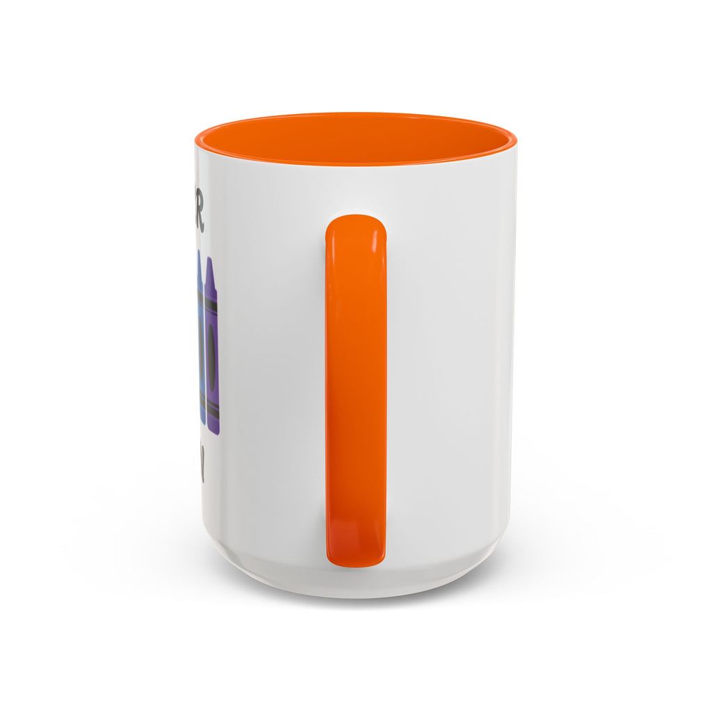 Get Your Cray On Coffee Mug — Rainbow Crayon Teacher & Kids Art Mug