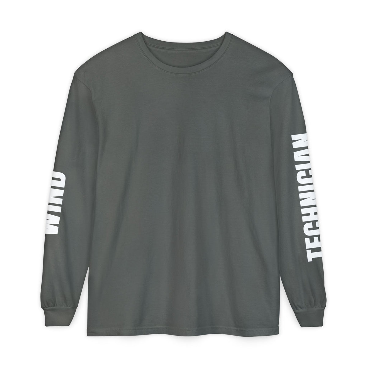 Long Sleeve T-Shirt — 'Blow Me' Wind Turbine Graphic (Sustainable Energy Vibe)
