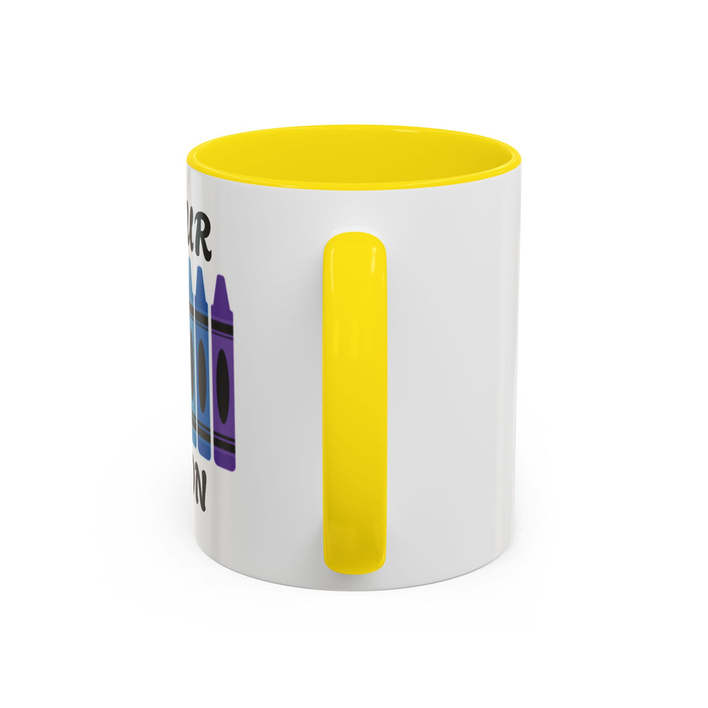 Get Your Cray On Coffee Mug — Rainbow Crayon Teacher & Kids Art Mug