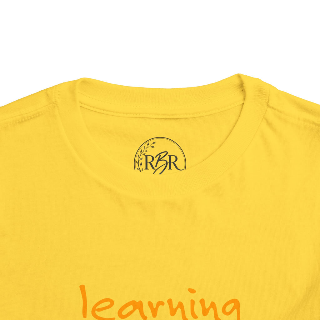 Toddler Tee - "Learning Today, Leading Tomorrow" Back-to-School Shirt
