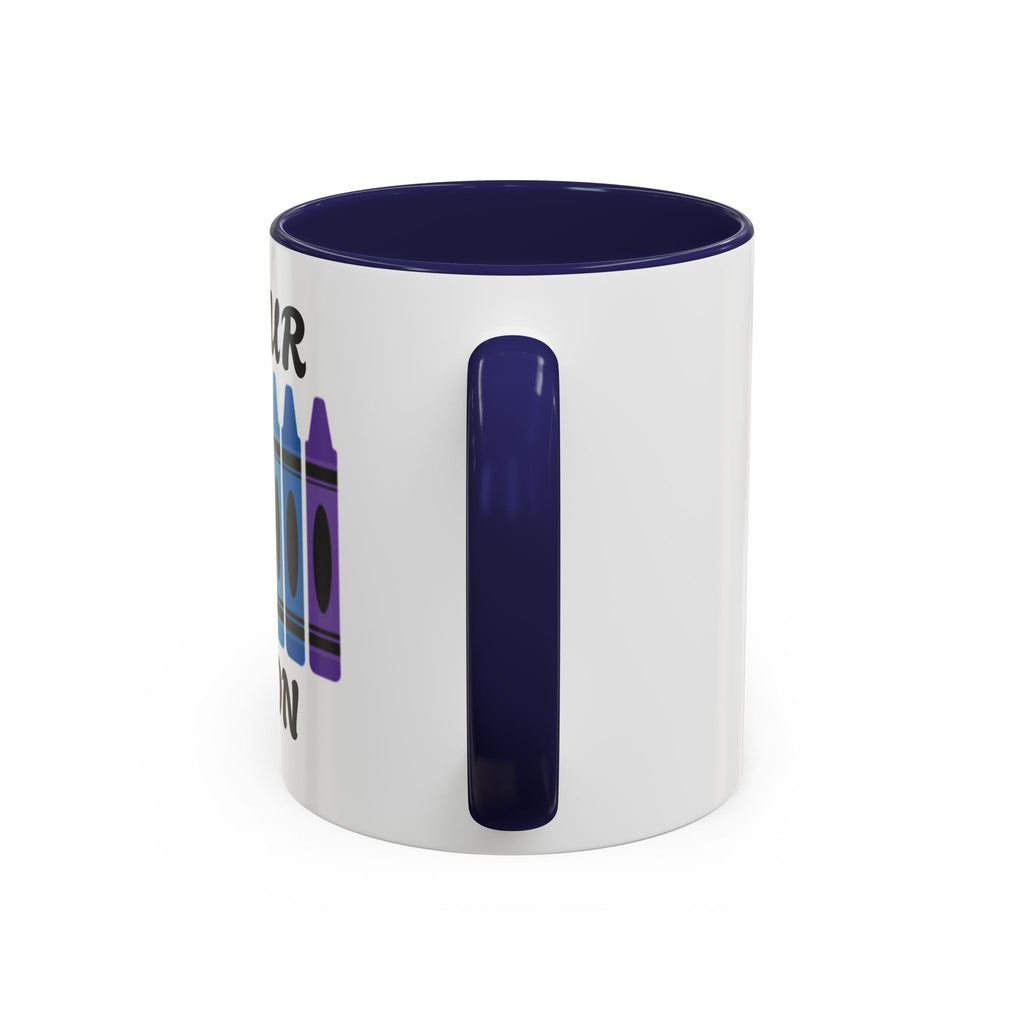 Get Your Cray On Coffee Mug — Rainbow Crayon Teacher & Kids Art Mug