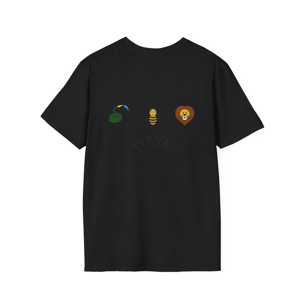 Monogram Circle Tee — Minimal RBR Initials Pocket T-Shirt