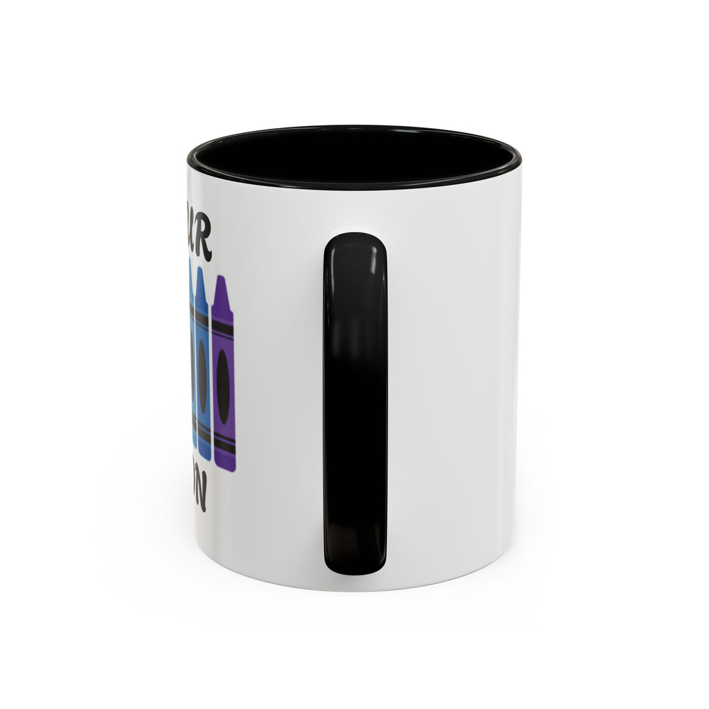 Get Your Cray On Coffee Mug — Rainbow Crayon Teacher & Kids Art Mug