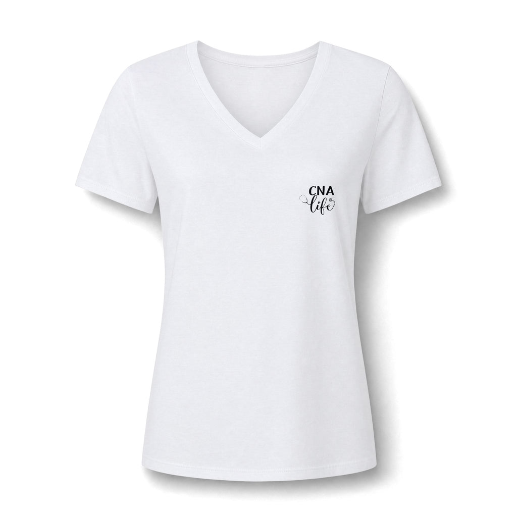 CNA V-Neck Tee — Women's Relaxed Healthcare Shirt