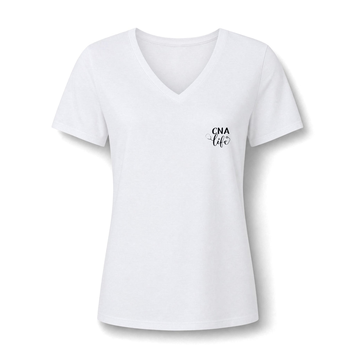 CNA V-Neck Tee — Women's Relaxed Healthcare Shirt