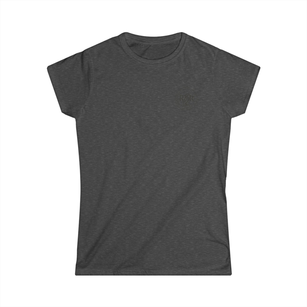 Women's Classic Black Tee — Softstyle Short Sleeve Shirt