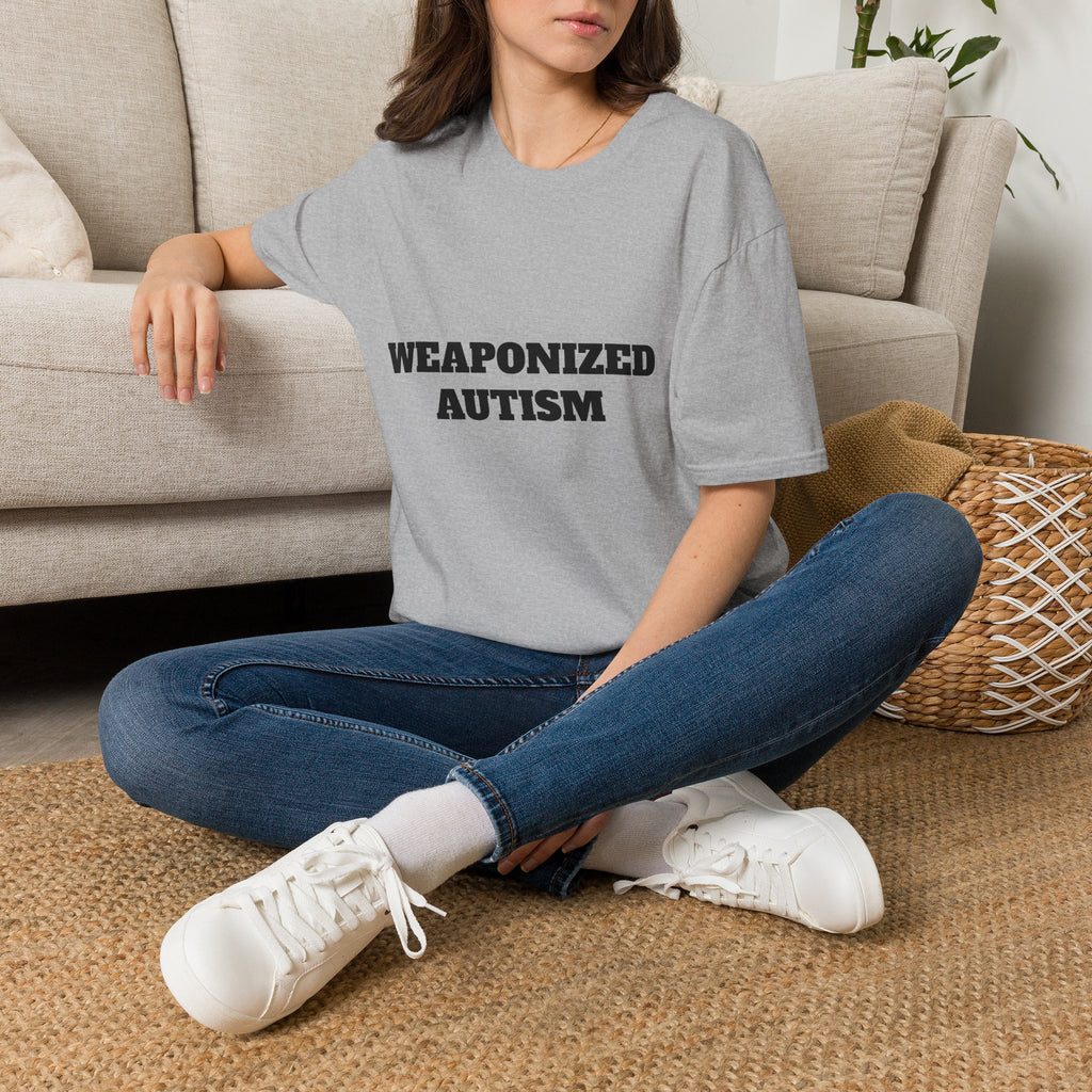 T-Shirt — "Weaponized Autism" Bold Statement Tee