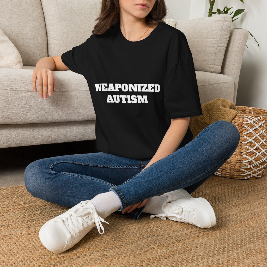 T-Shirt — "Weaponized Autism" Bold Statement Tee
