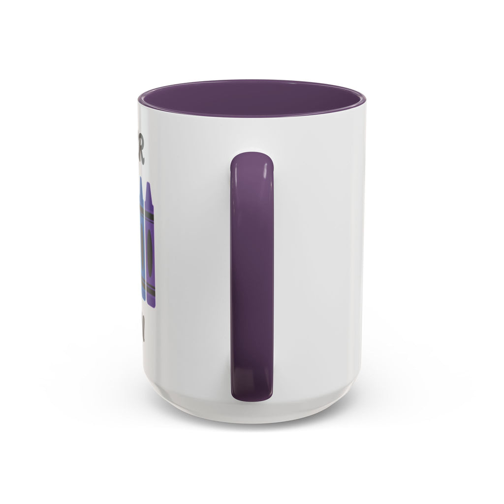 Get Your Cray On Coffee Mug — Rainbow Crayon Teacher & Kids Art Mug
