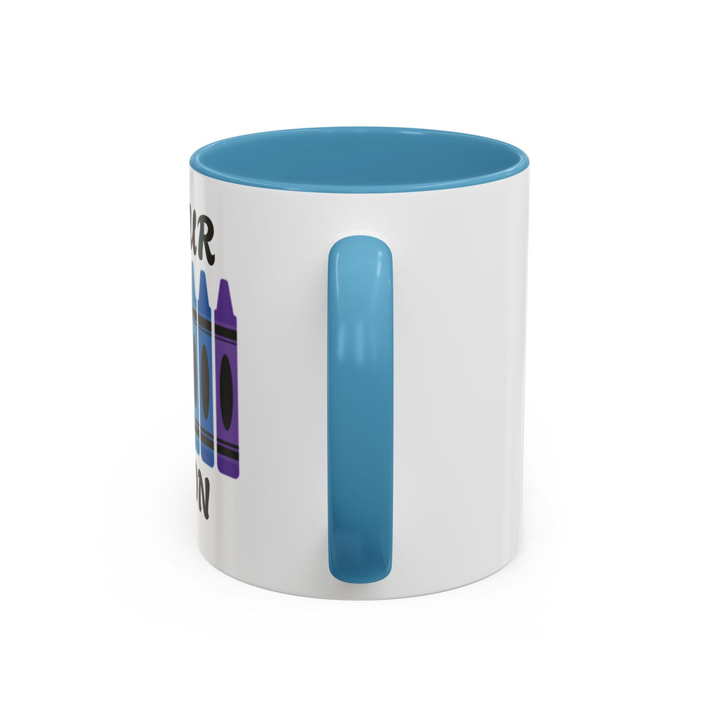 Get Your Cray On Coffee Mug — Rainbow Crayon Teacher & Kids Art Mug