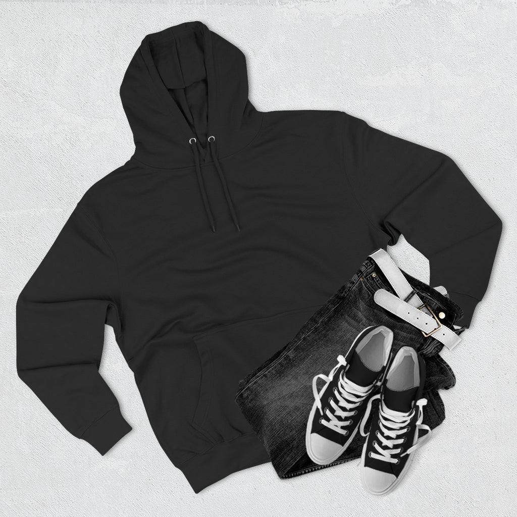 Nobody Fights Alone Hoodie — Cancer Support Rainbow Stripe Fleece