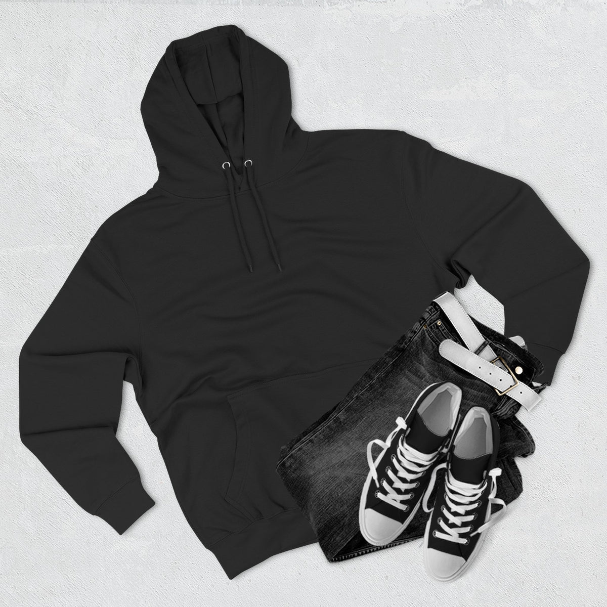 Nobody Fights Alone Hoodie — Cancer Support Rainbow Stripe Fleece