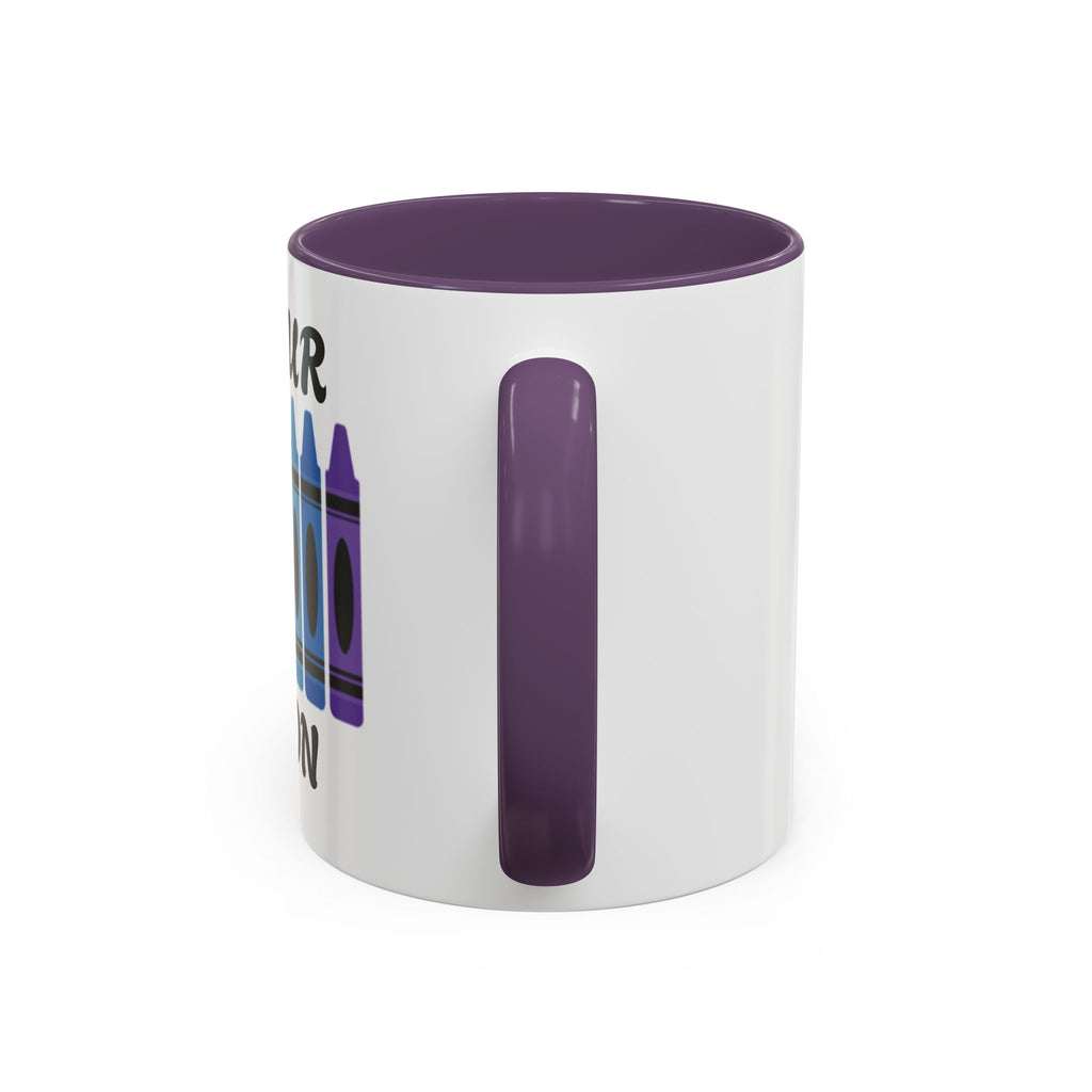Get Your Cray On Coffee Mug — Rainbow Crayon Teacher & Kids Art Mug