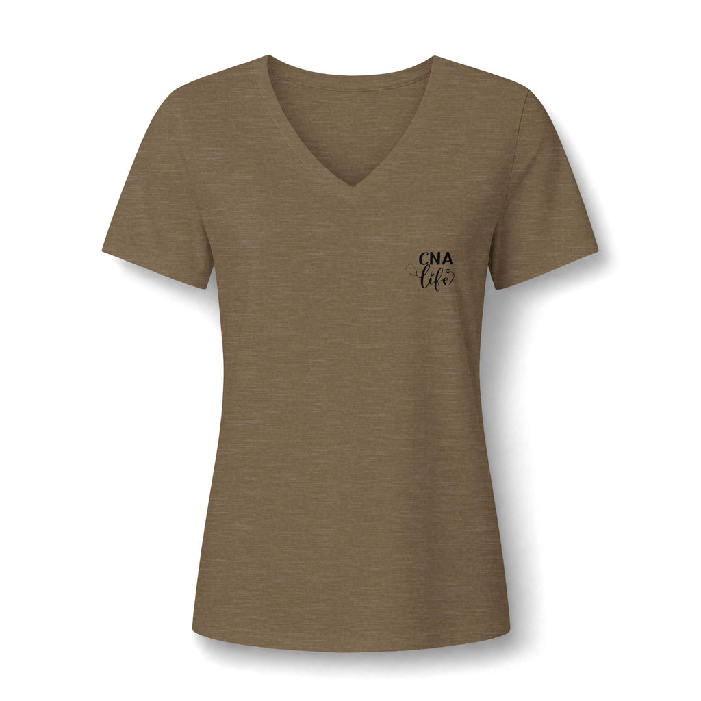 CNA V-Neck Tee — Women's Relaxed Healthcare Shirt