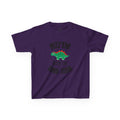 Kids Tee — "Rizz 'Em With the Dino-tism" Cute Dinosaur Graphic Shirt