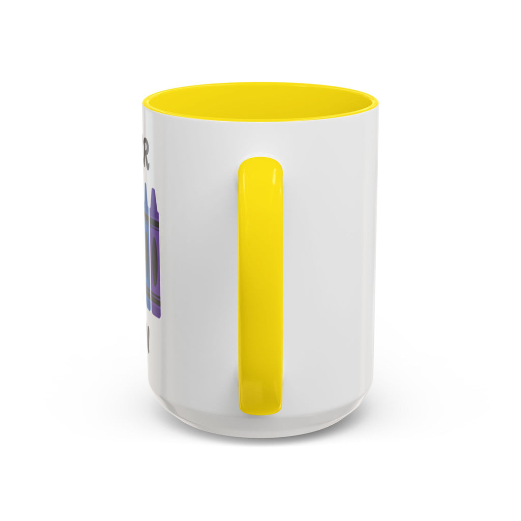 Get Your Cray On Coffee Mug — Rainbow Crayon Teacher & Kids Art Mug