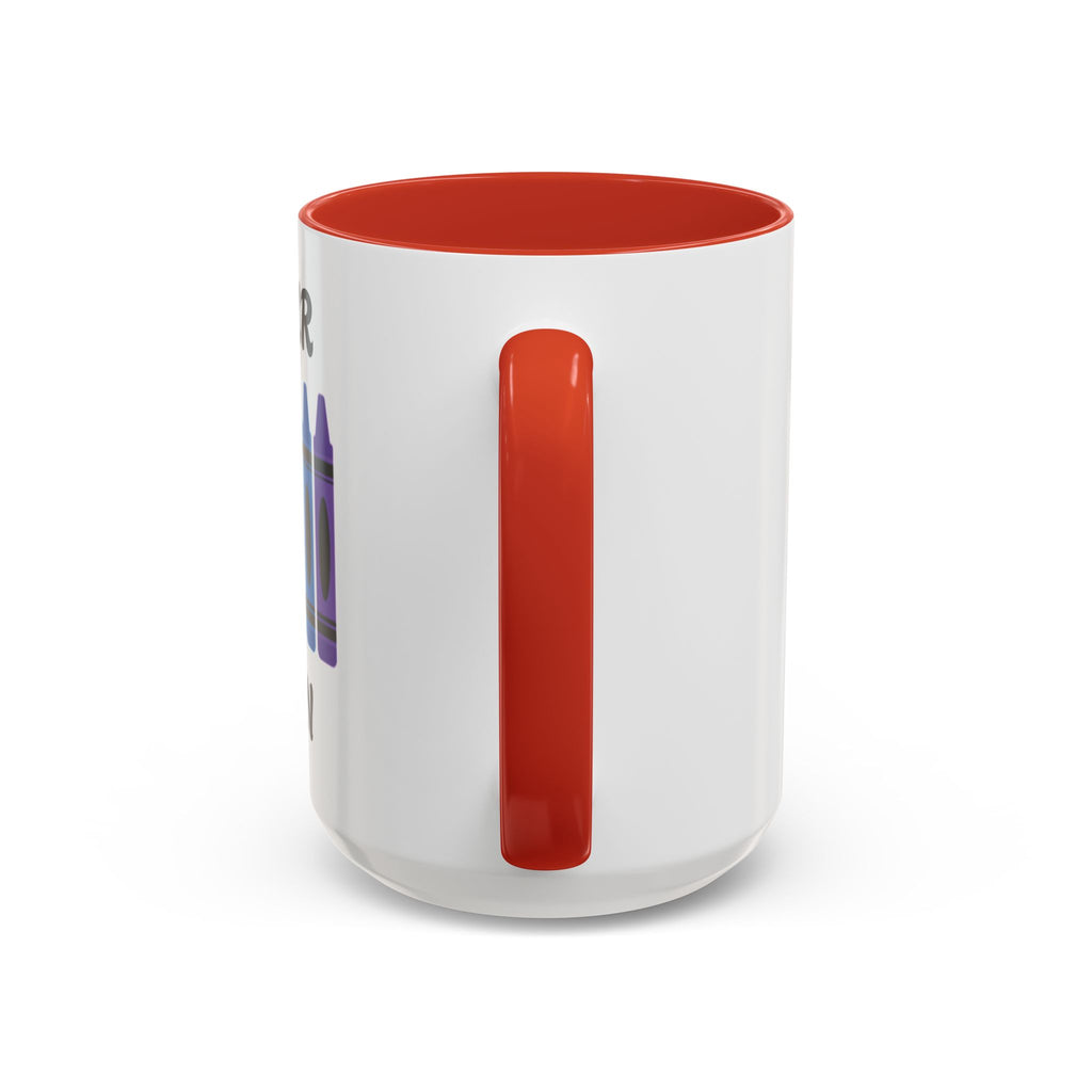 Get Your Cray On Coffee Mug — Rainbow Crayon Teacher & Kids Art Mug
