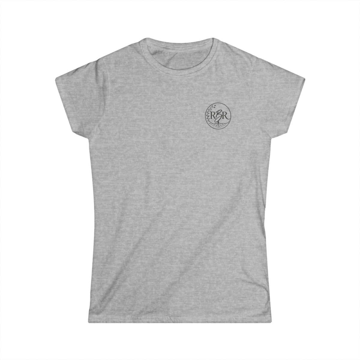 Women's Classic Black Tee — Softstyle Short Sleeve Shirt