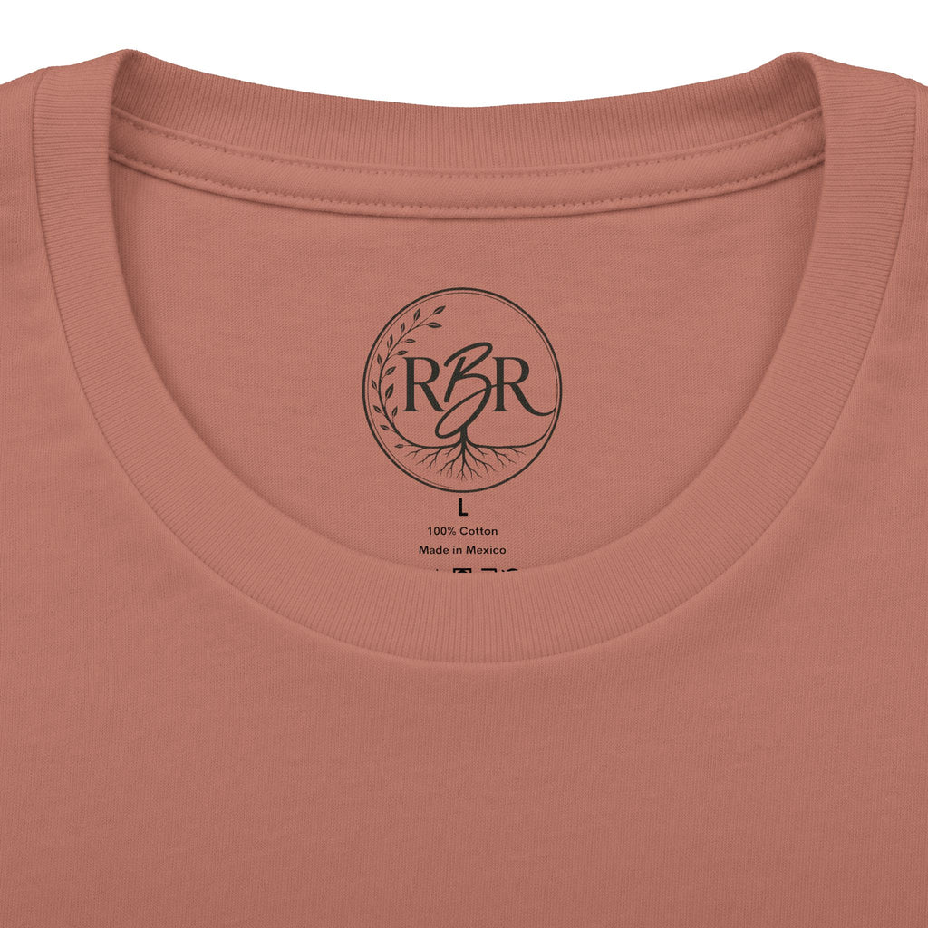 Crop Top Tee — Minimal Botanical Graphic T-Shirt