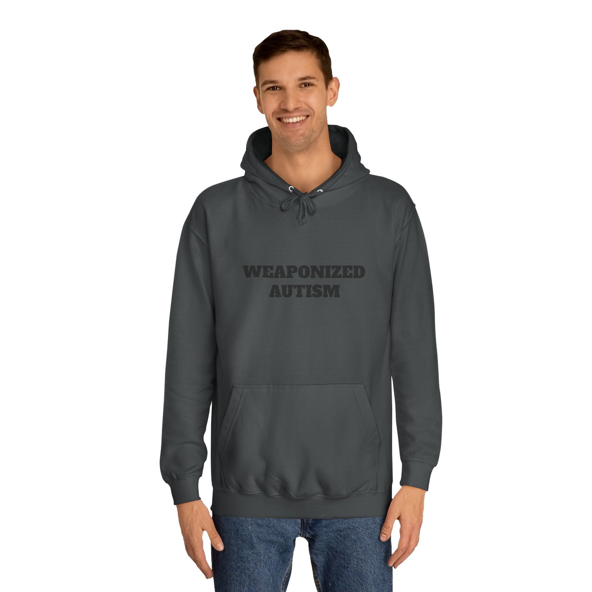 Hoodie — "Weaponized Autism" College Style Pullover