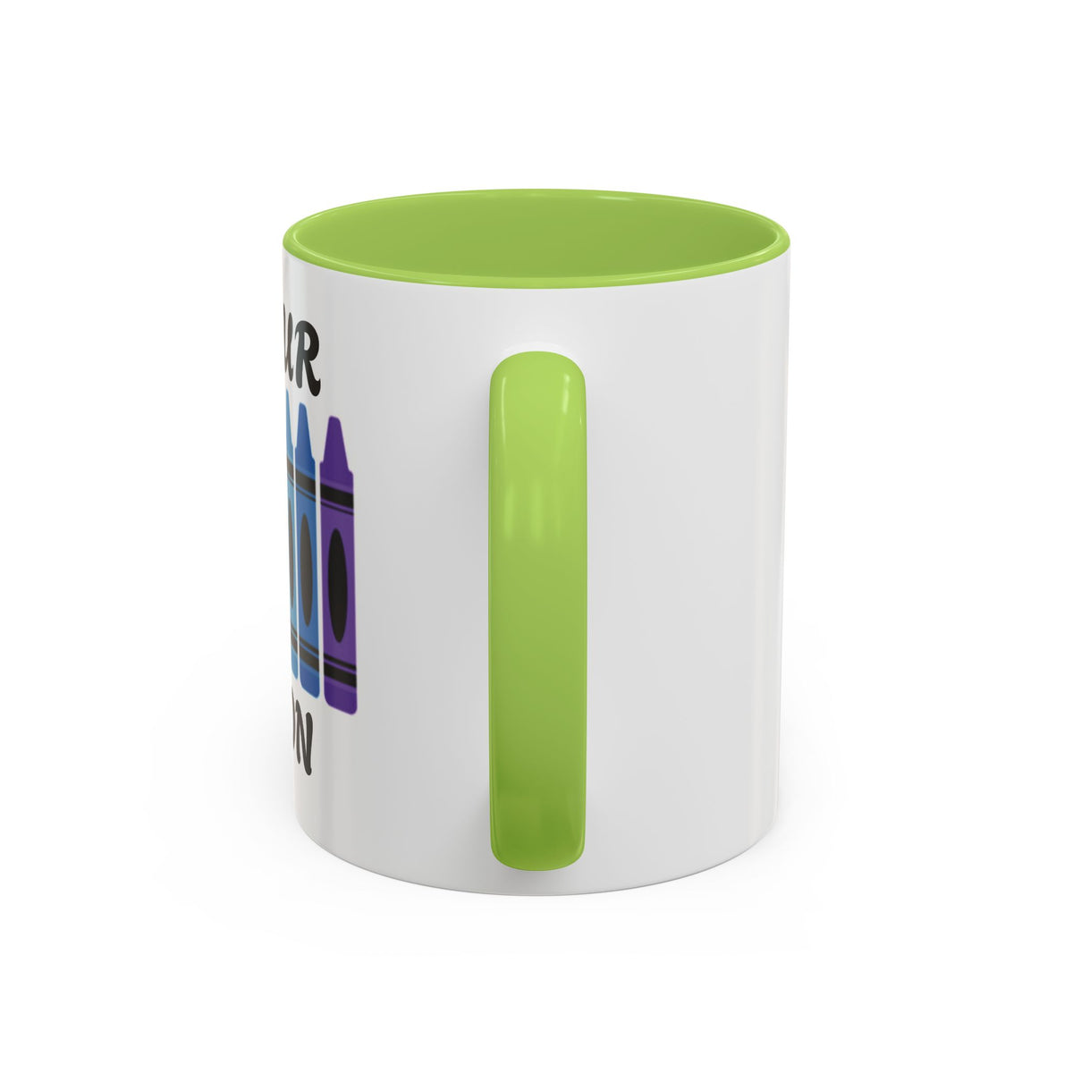 Get Your Cray On Coffee Mug — Rainbow Crayon Teacher & Kids Art Mug