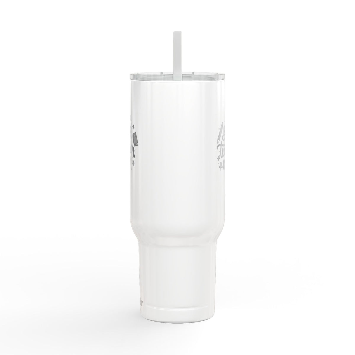 Teacher Tumbler 40oz — "Best Teacher Ever" Engraved Insulated Travel Mug